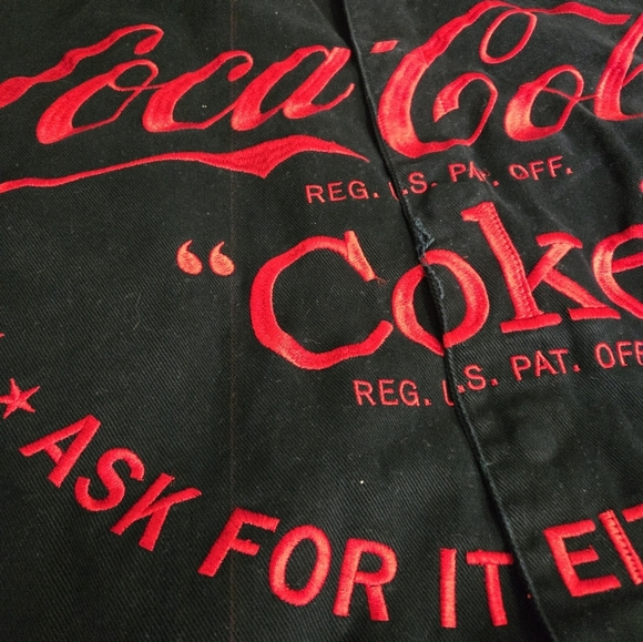 COCA COLA JH DESIGNS 2X RACING VARSITY RETRO EMBROIDERED JACKET - Picture 10 of 15